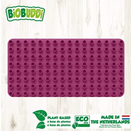 BiOBUDDi Grundplatte pink, ca. 25,5 x 13 x 0,5 cm
