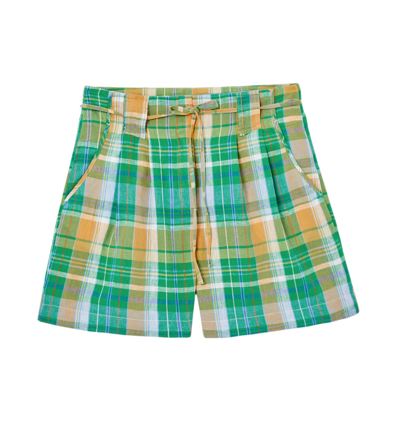 Short à carreaux madras - Carreaux multicolores