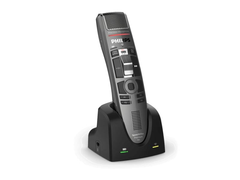 Philips Diktiermikrofon SpeechMike Premium Air SMP4010 Stationäres Diktieren wird mobil