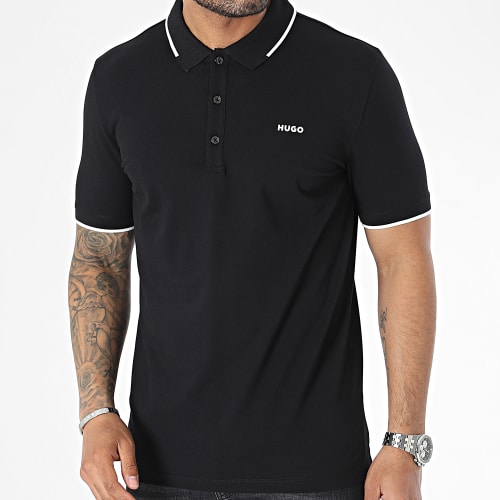 Polo Manches Courtes Slim Dinoso 50467344 Noir
