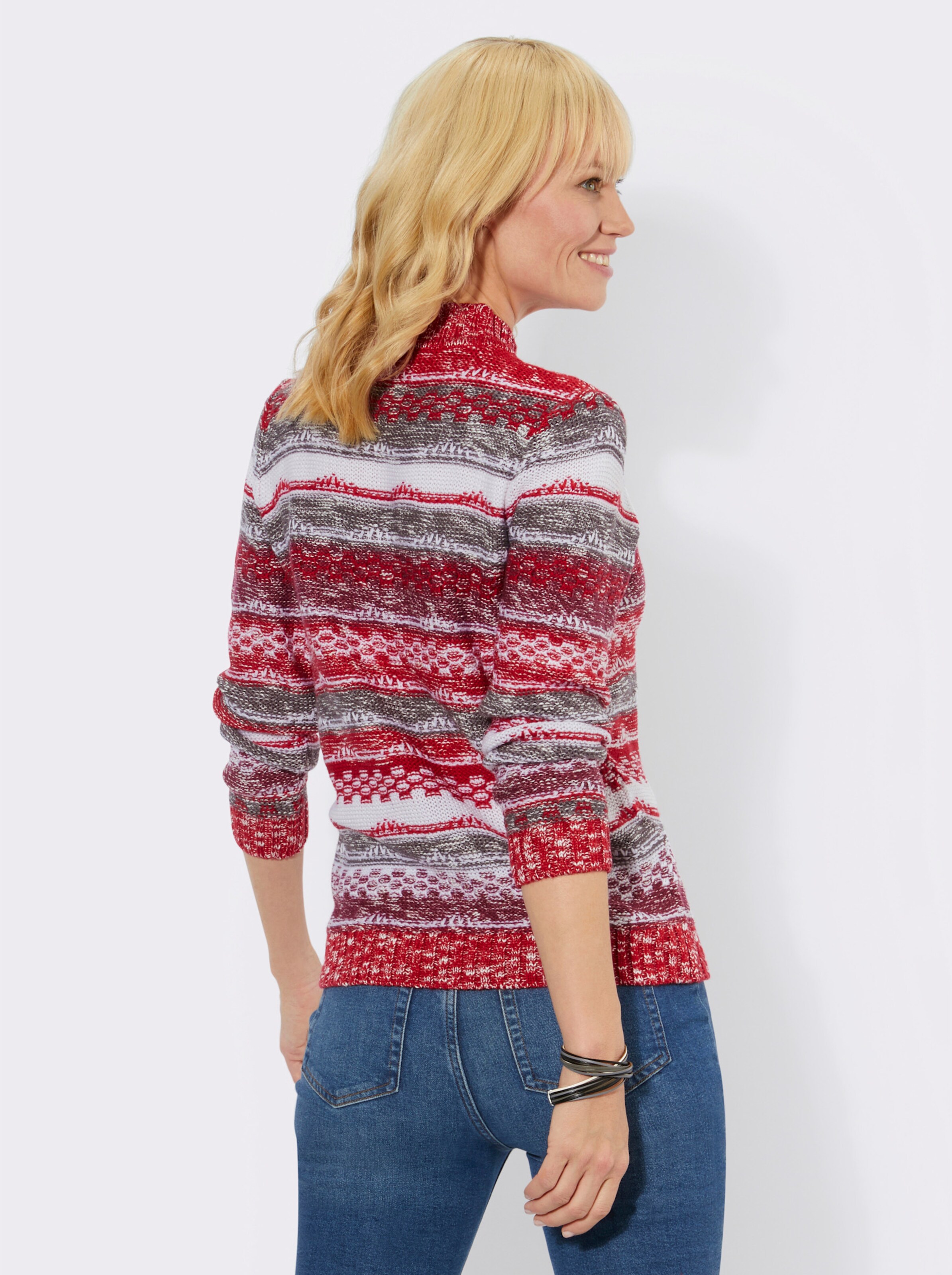 Stehkragenpullover