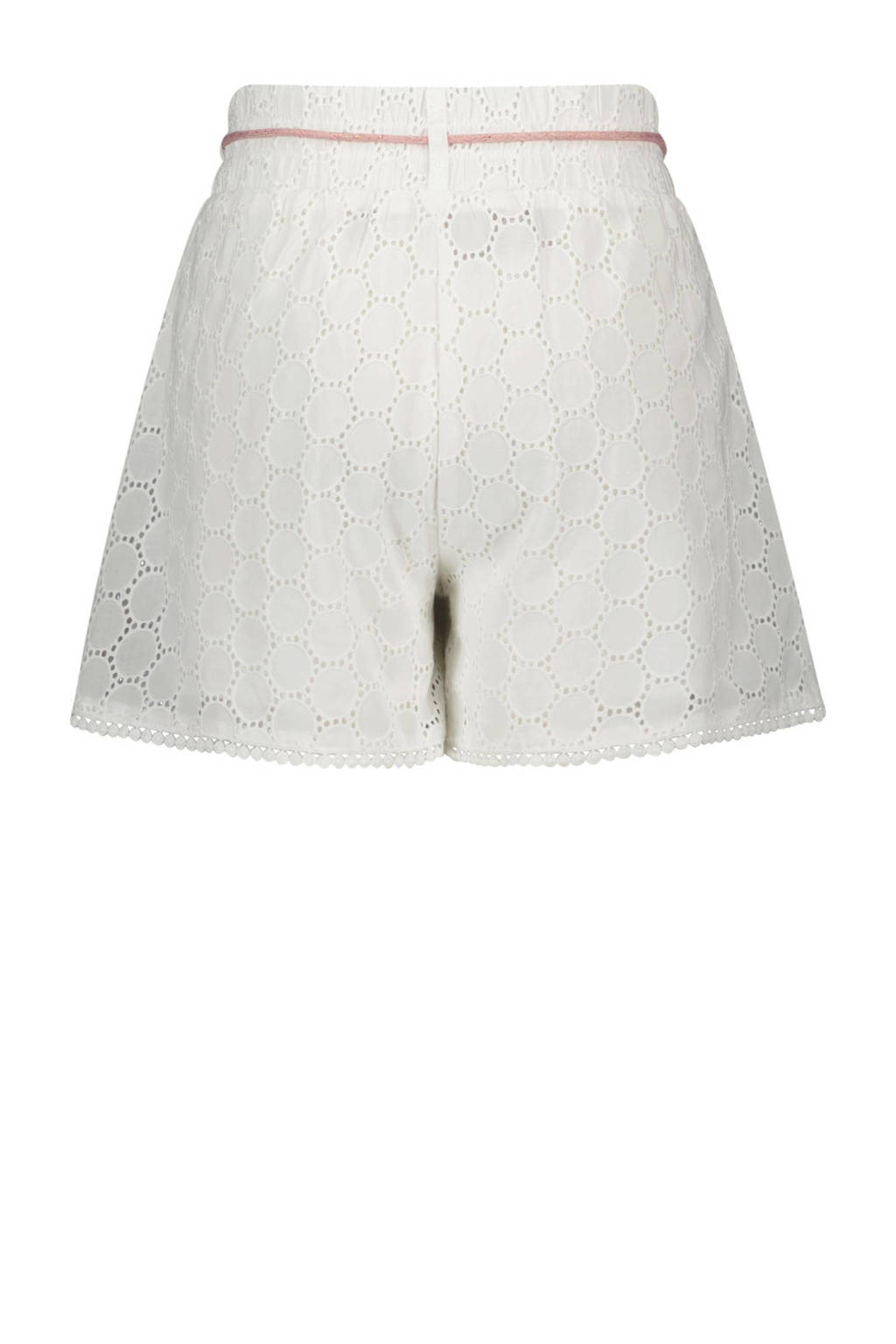 NONO short Shampy met textuur offwhite