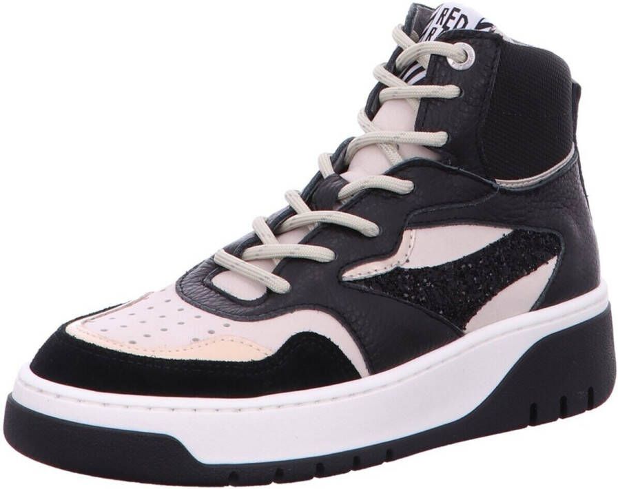 RED-RAG Zwarte hoge sneaker | 13370