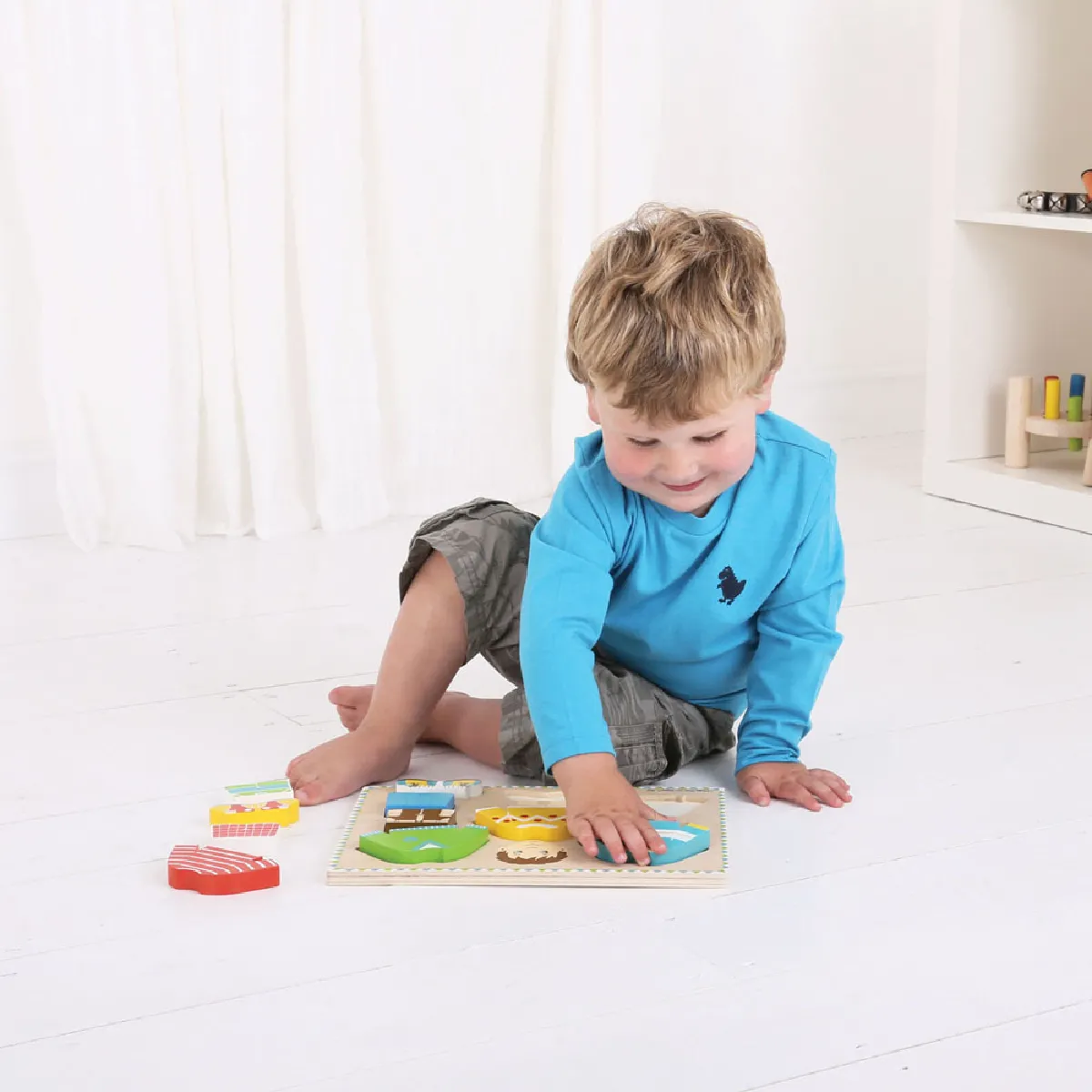 Bigjigs Toys Puzzle Garçon en Bois