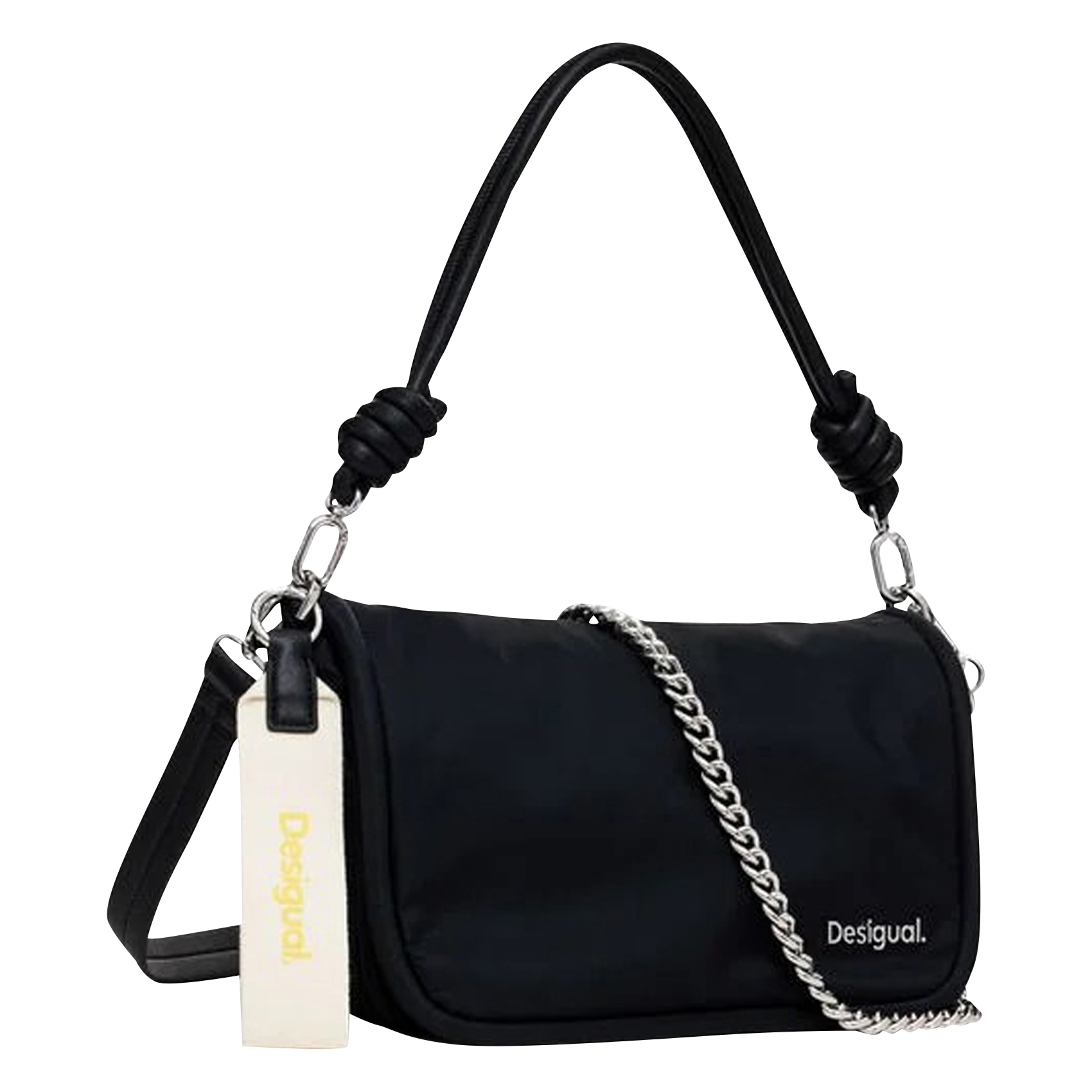 Sac bandoulière multi poignées | Noir