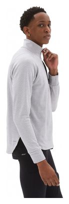 Haut Thermique 1/2 Zip New Balance Heat Grid Gris clair