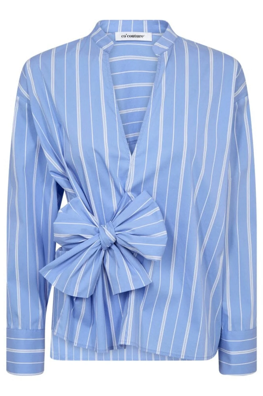 Co´Couture Shiracc Stripe Bow V-Blouse 35706