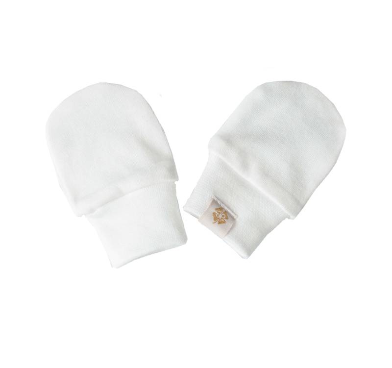 Baby Scratch Mittens | Hypoallergenic, Soft, Organic Cotton