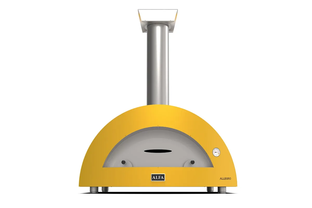 Alfa Forni Moderno 5 Pizze Træ Geltona