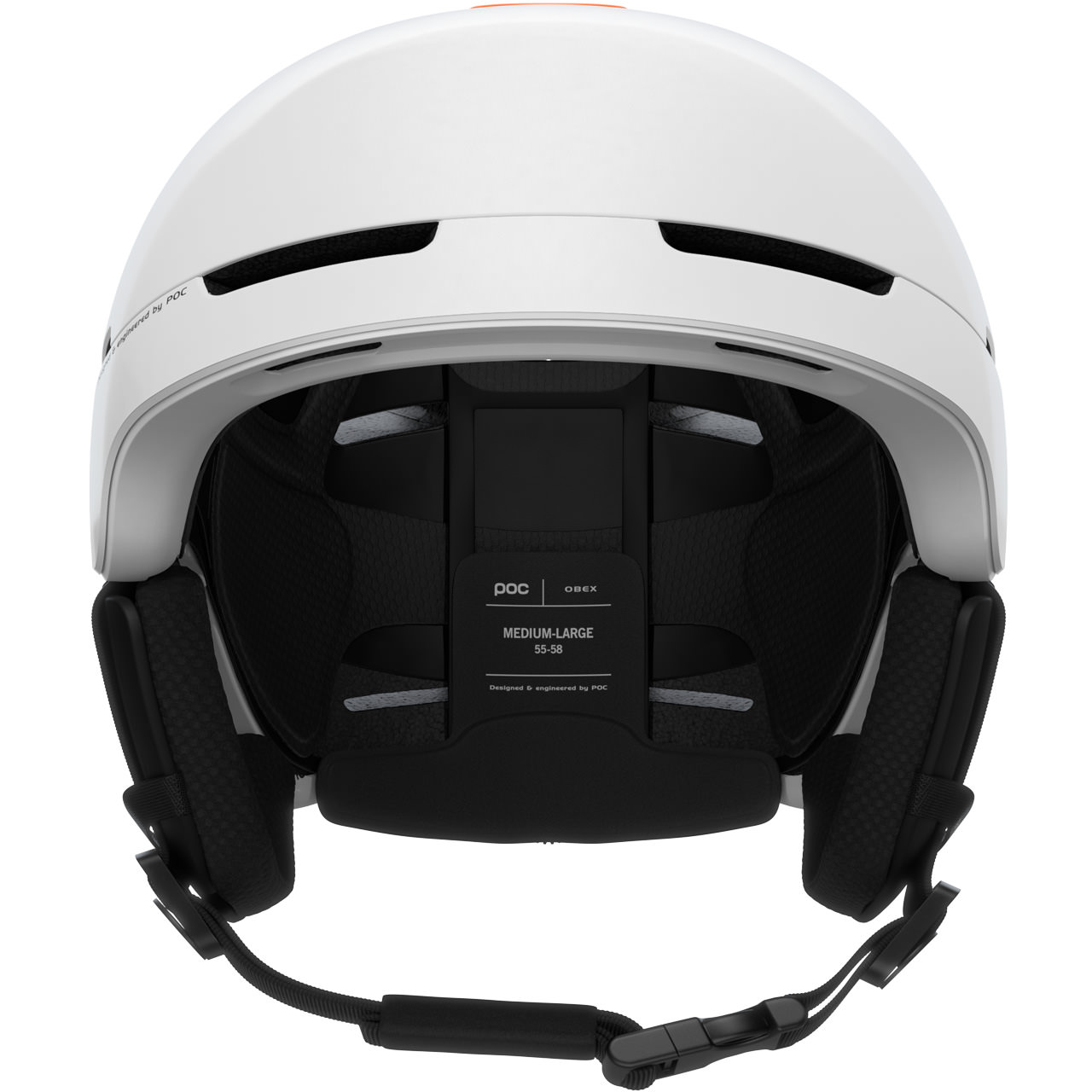 POC Obex Connect hydrogen white - fluorescent orange AVIP | POC Skihelme Erwachsene | POC Skihelme | POC | P | MARKEN | XSPO