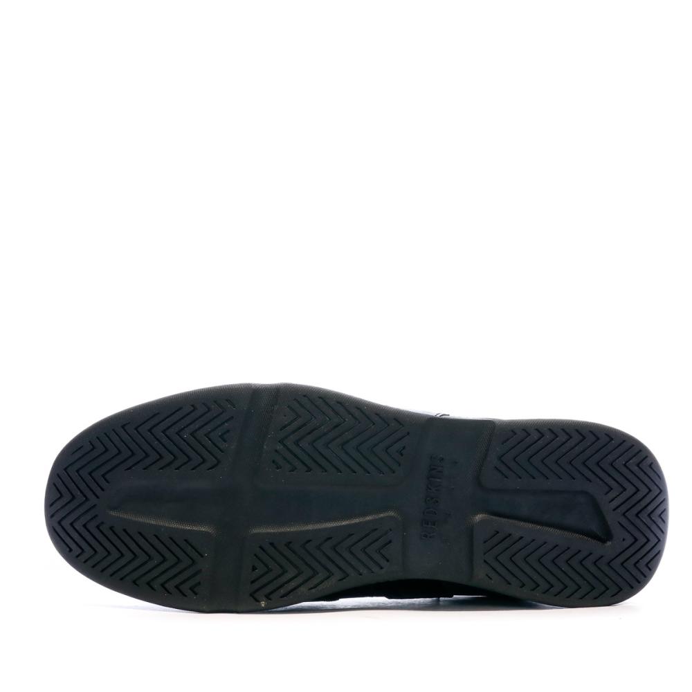 Redskins Baskets en Cuir Noir Homme Redskins Adjo
