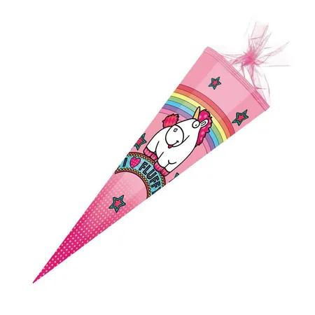 Nestler Schultüte Fluffy 85 cm 6-eckig