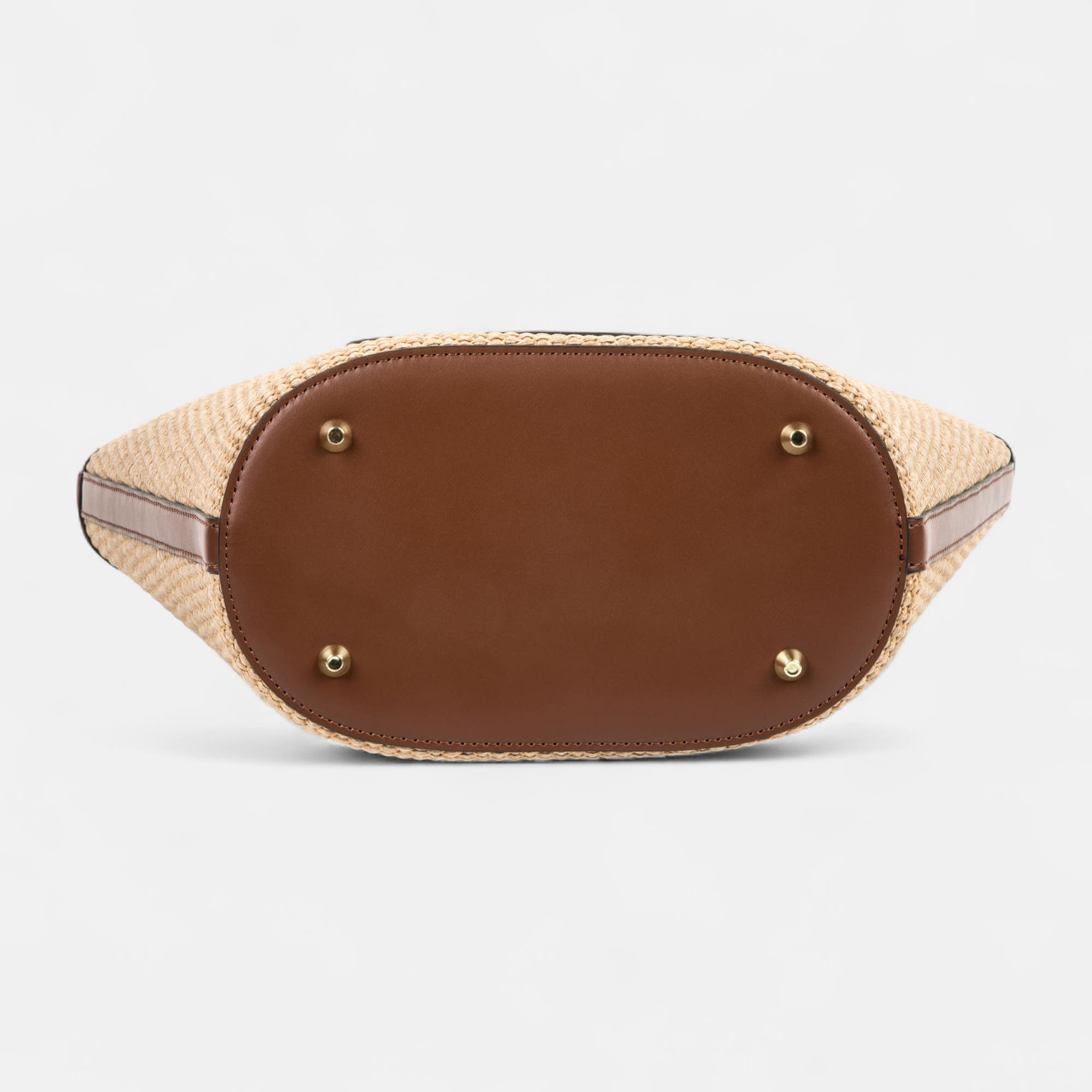 Sac de shopping cognac