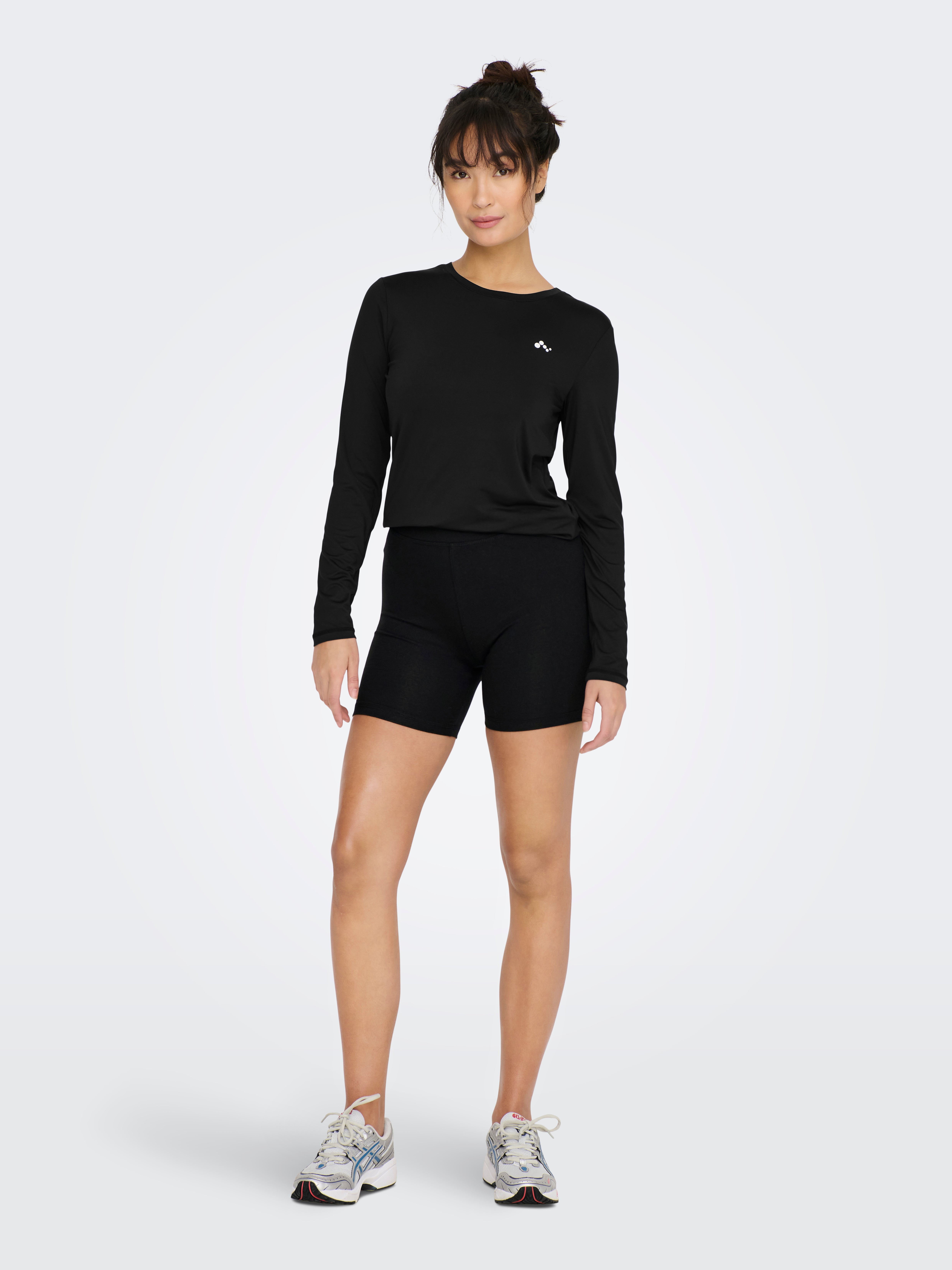 ONPNOON Mittlere Taille Slim Fit Shorts Black