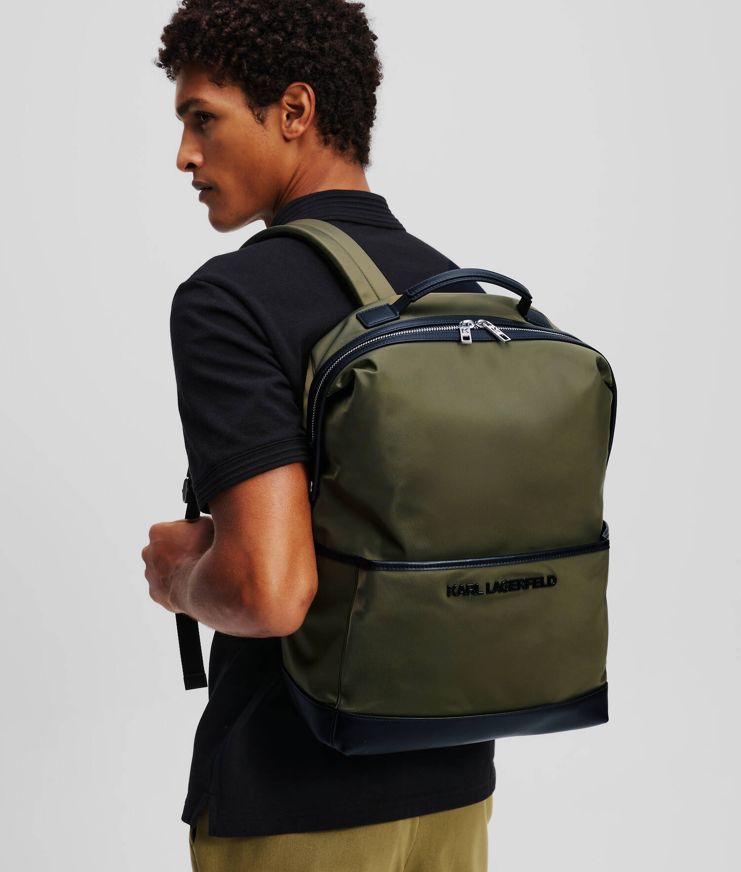 SAC À DOS EN NYLON K/ESSENTIAL - Kaki