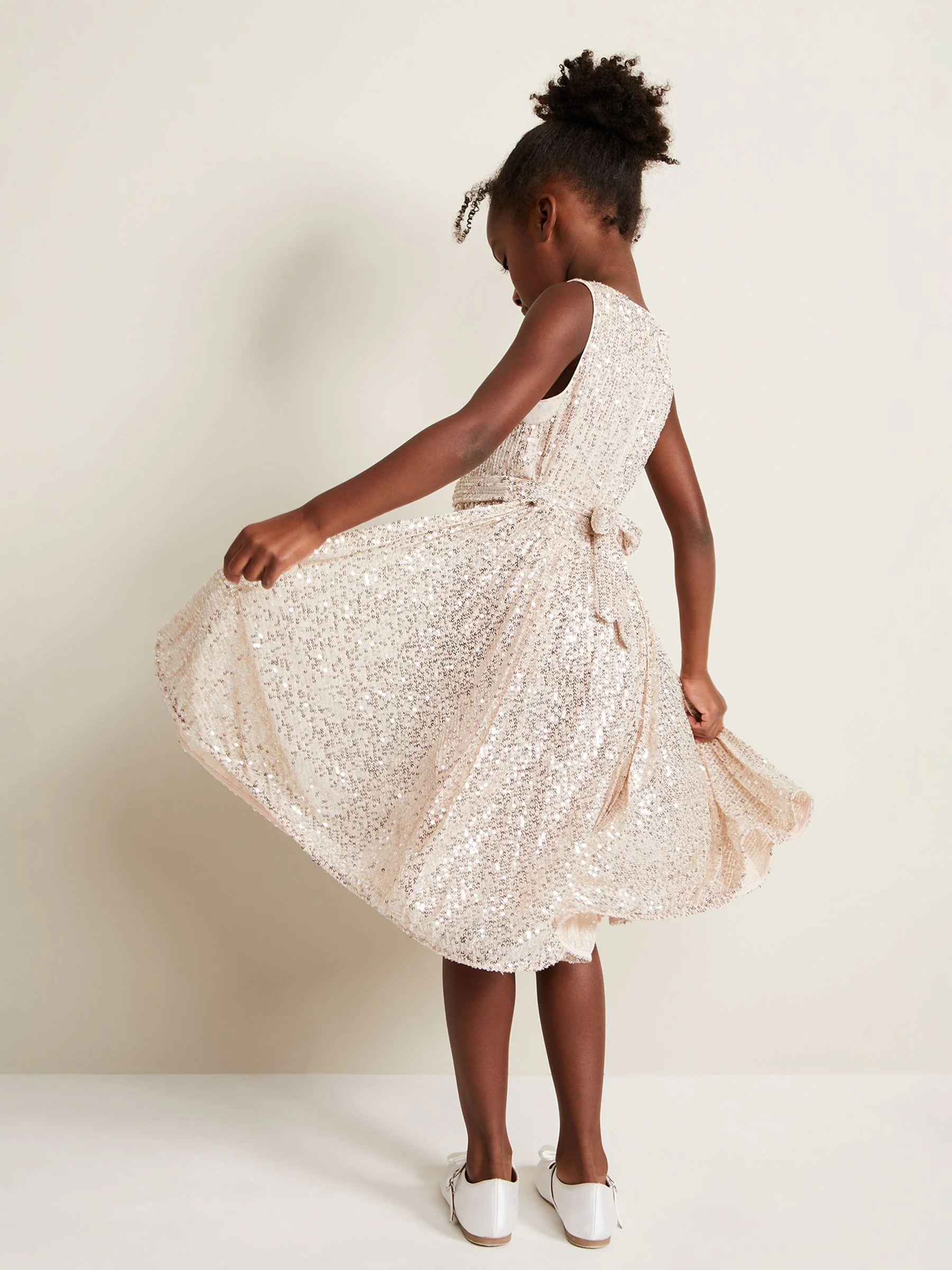 Phase Eight Tiana Sequin Pleat Dress