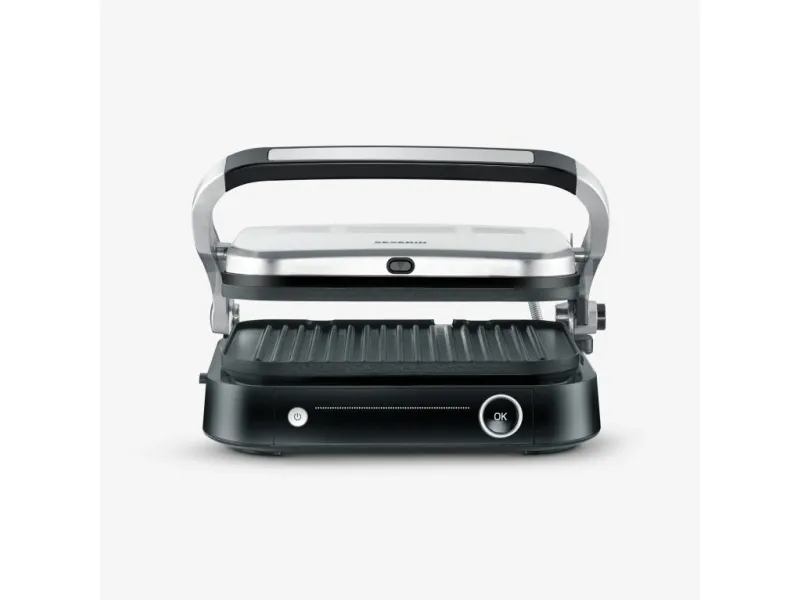 Severin KG2395, Sort, Grå, Rektangulær, Knapper, Keramisk, 230 °C, LED
