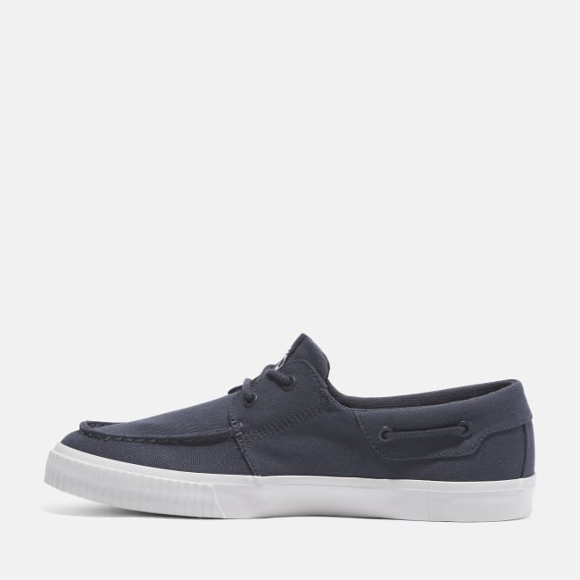 Sneaker Bassa Stringata da Uomo in blu marino