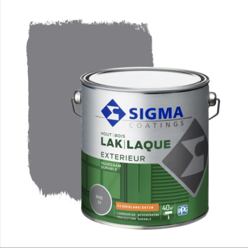 Sigma lak exterieur zijdeglans 2,5 liter
