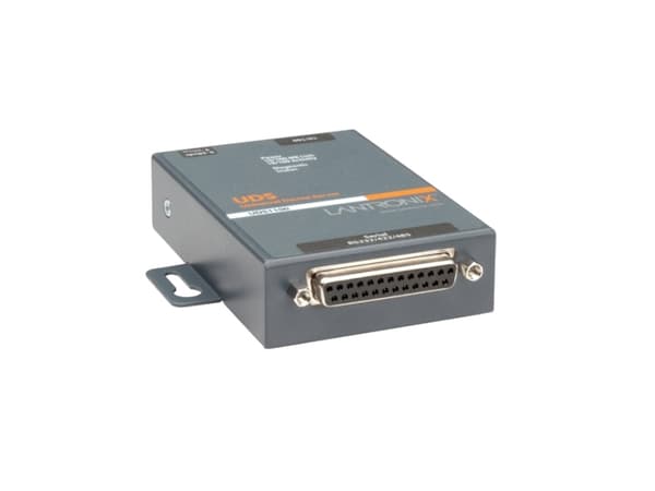 Lantronix Device Server UDS1100 One Port Serial (RS232/ RS422/ RS485) to IP Ethernet, UL864 with Power Over Ethernet (PoE) - Enhetsserver - 100Mb LAN