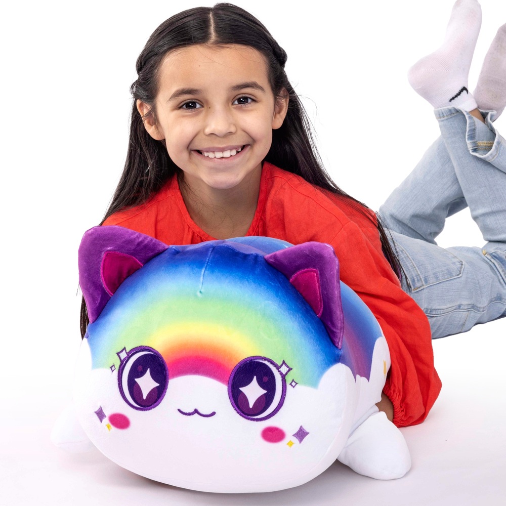 Aphmau 40cm Jumbo Plüsch-Regenbogenkatze