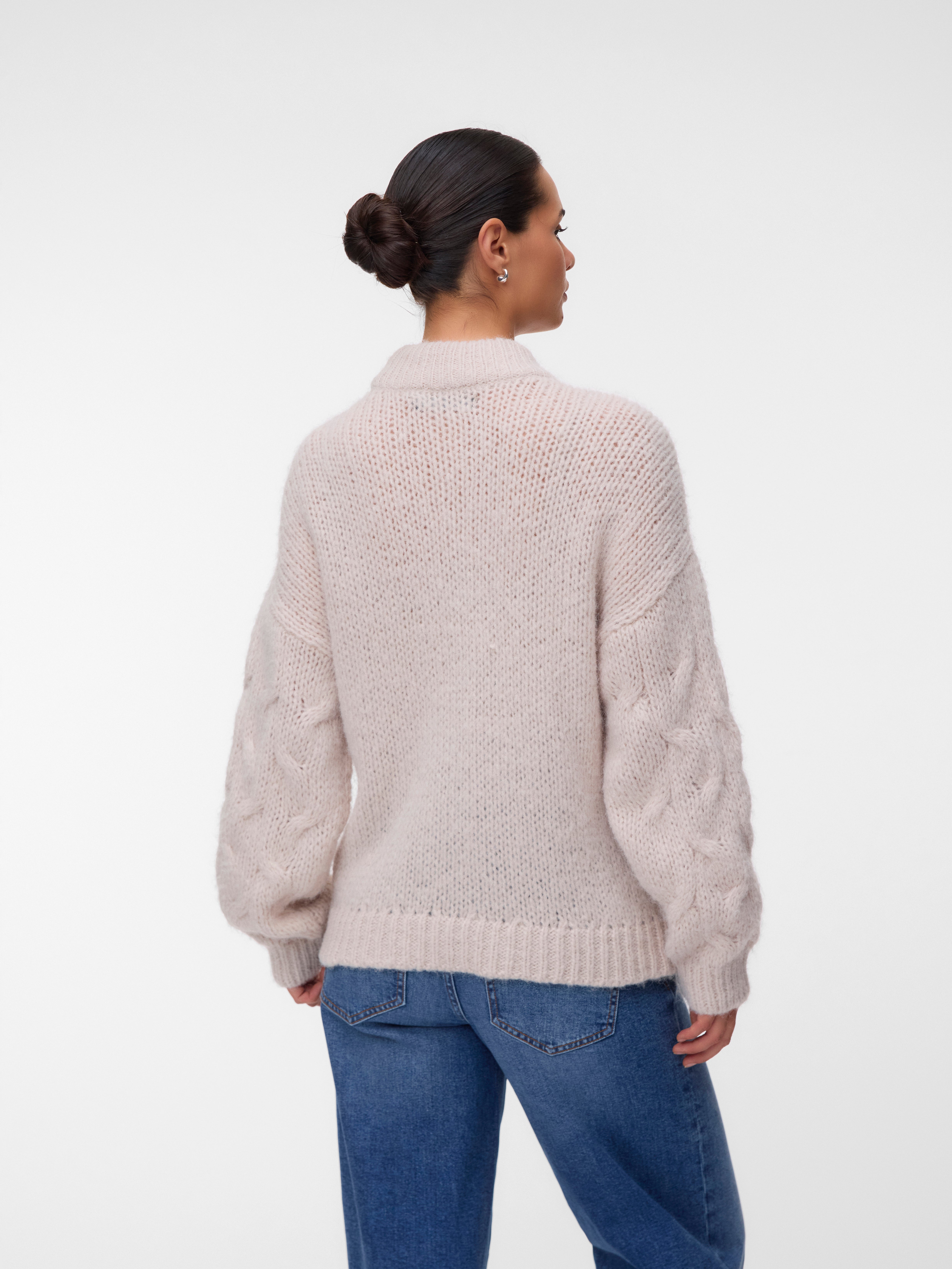 Regular fit Hoge hals Pullover