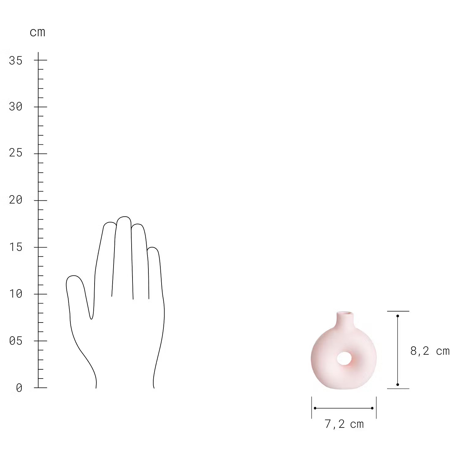 LOOP Vase 3er-Set