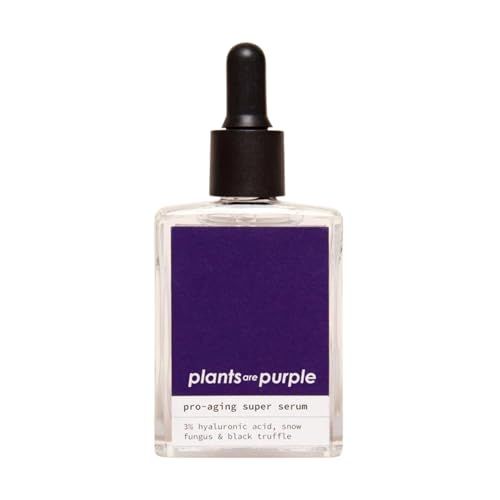 Gesichtsserum mit Hyaluronsäure + Vitamin C | keine Zusatzstoffe | Hyaluron Serum Plants Are Purple