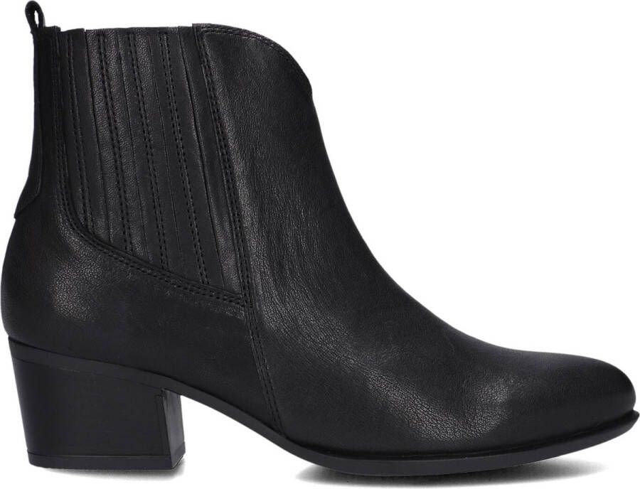 GABOR Enkellaarsjes Dames 682 Maat: 38 Materiaal: Leer Kleur: Zwart
