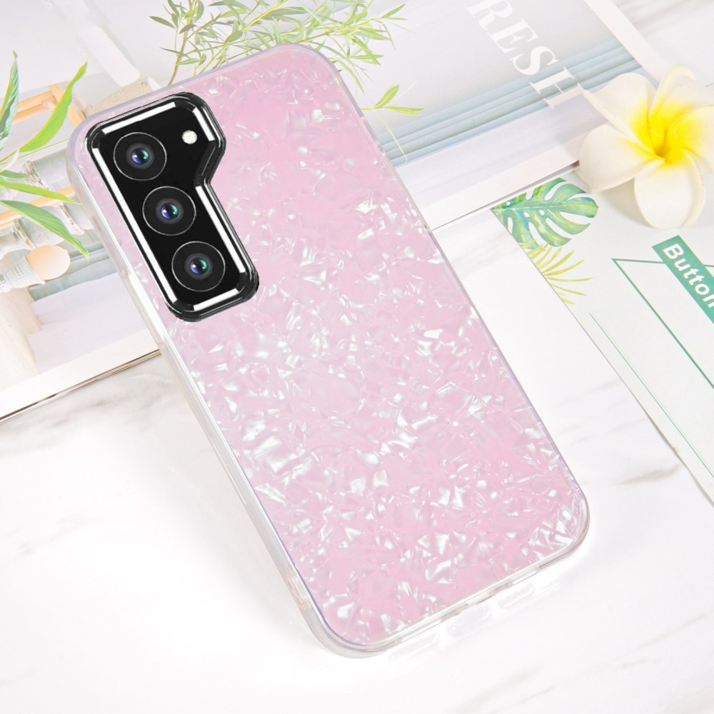 Samsung Galaxy S23 5G Hybrid Hülle TPU Bumper   Acryl Rückseite - Rosa