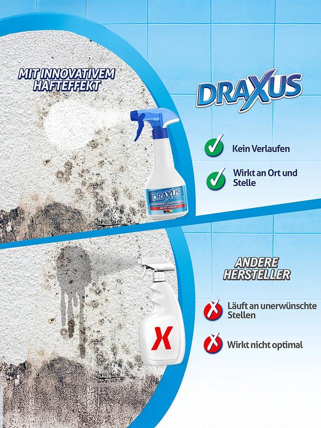 DRAXUS Schimmelentferner mit Hafteffekt, 2er-Set