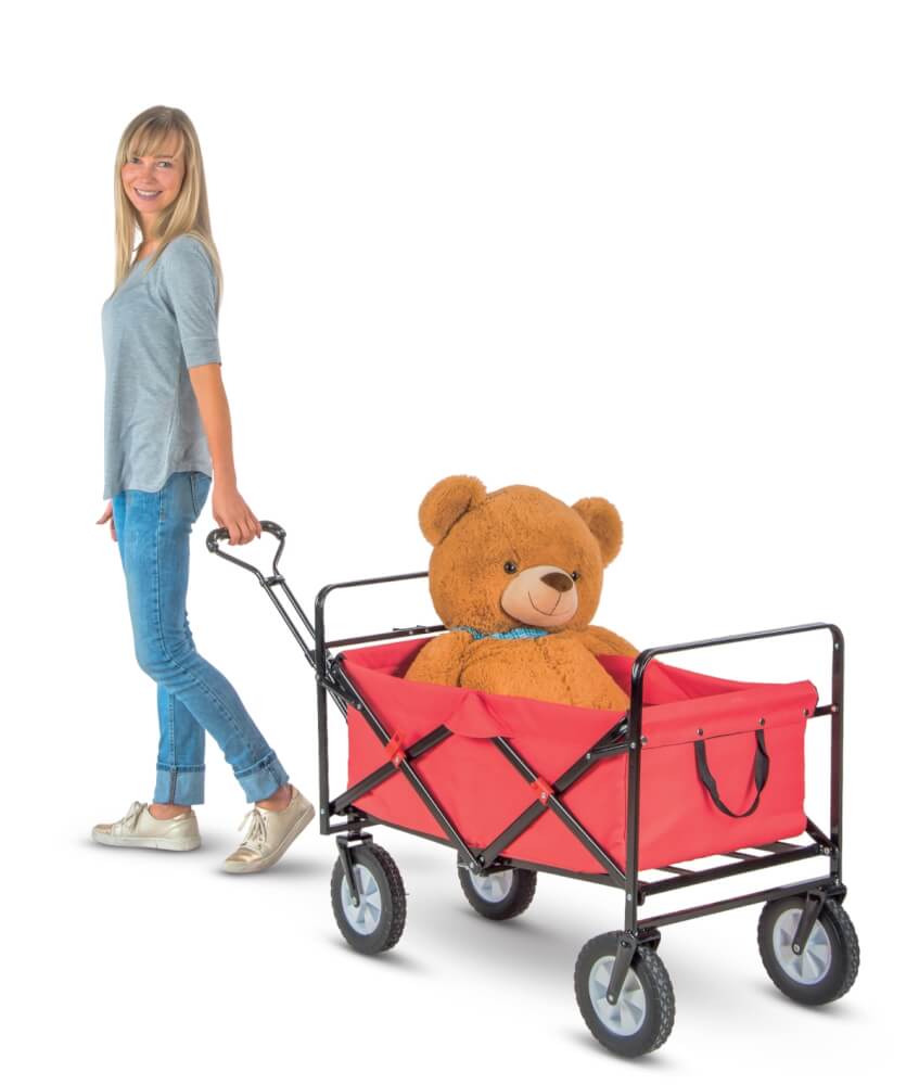Outdoor active Bollerwagen aus Metall, faltbar