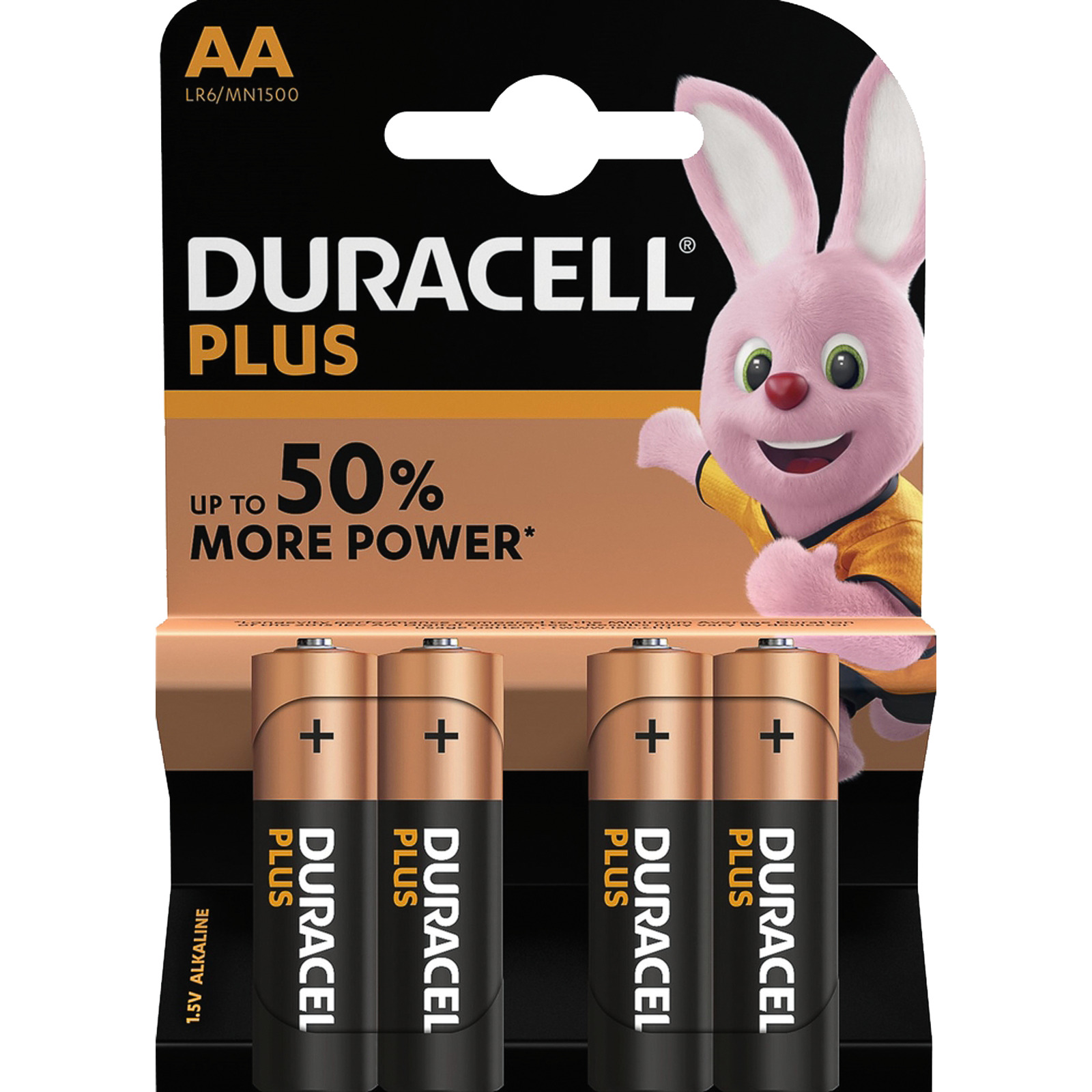 Duracell Plus AA / LR6 4er Pack