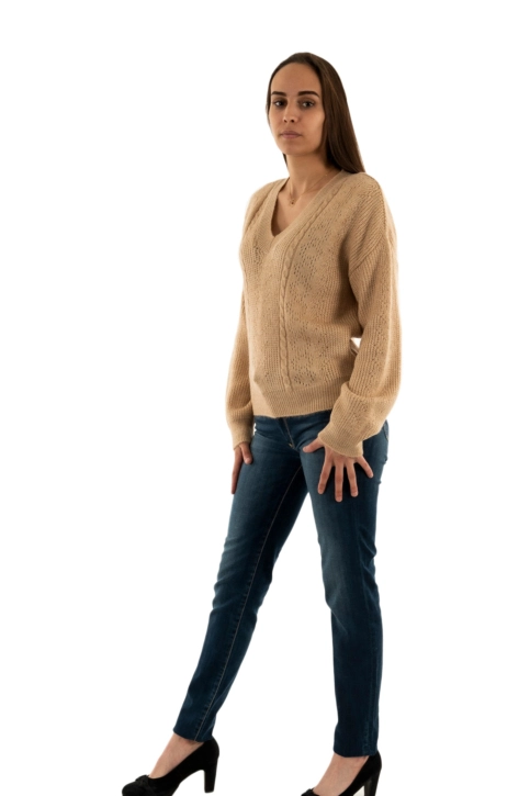 Pull hiver lola espeleta pu602w24 417 tapioca