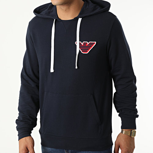 Sweat Capuche 111753 Bleu Marine