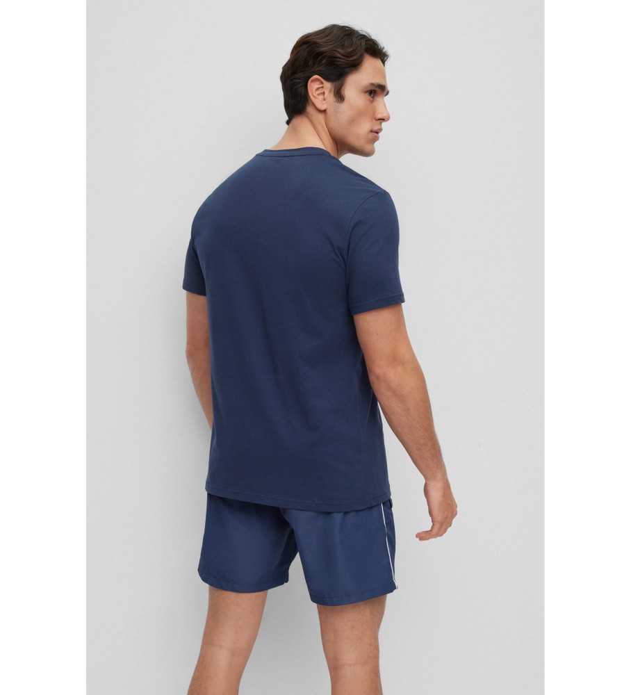 Camiseta BOSS RN 10249533 azul marinho