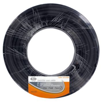Q-Link coax kabel satelliet 20 meter zwart