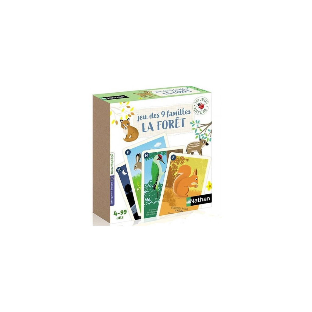 Jeu des 9 Familles - La Forêt