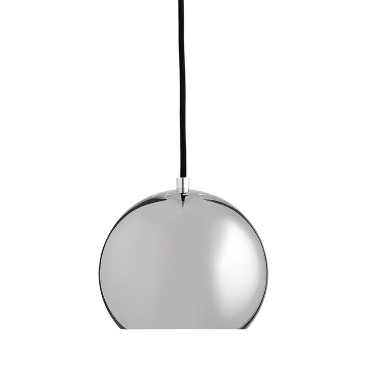 Frandsen - Ball Pendelleuchte Ø 18 cm, Chrom / weiss