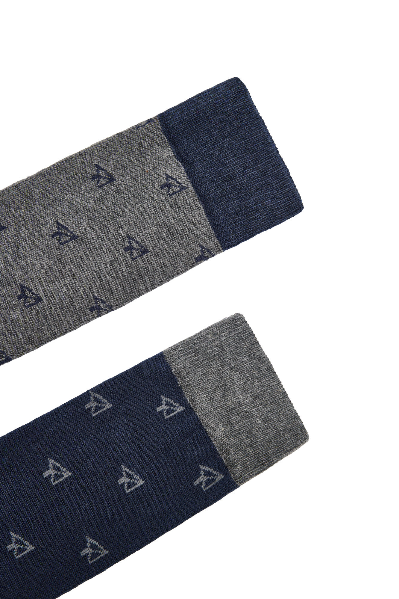 Pack 2 calcetines algodón - Azul marinho