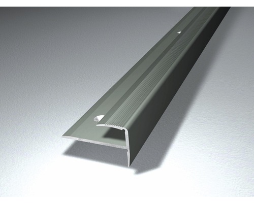 Trapneusprofiel, aluminium, zilver, 22x35x2500mm