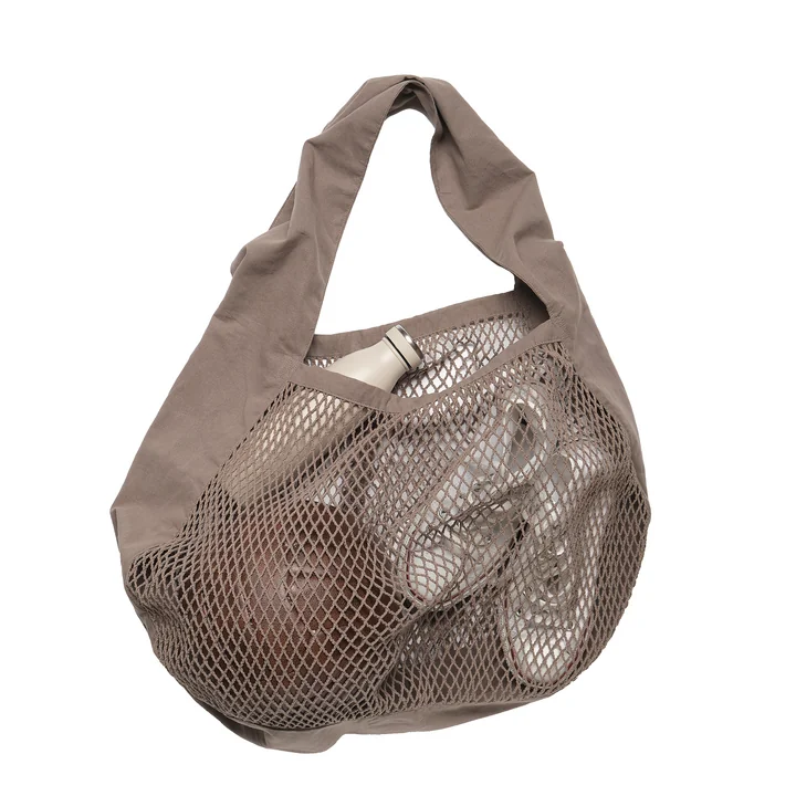 The Organic Company - Net Schultertasche, stone