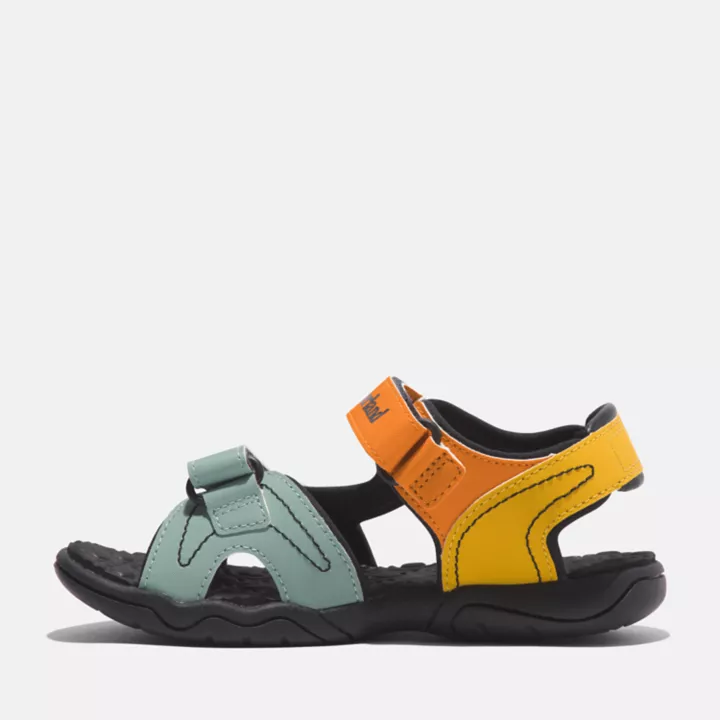Sandale à double bride Adventure Seeker pour enfant en orange