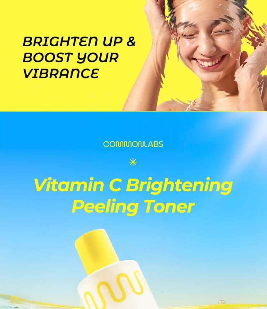 COMMONLABS - Vitamine C verhelderende peeling toner