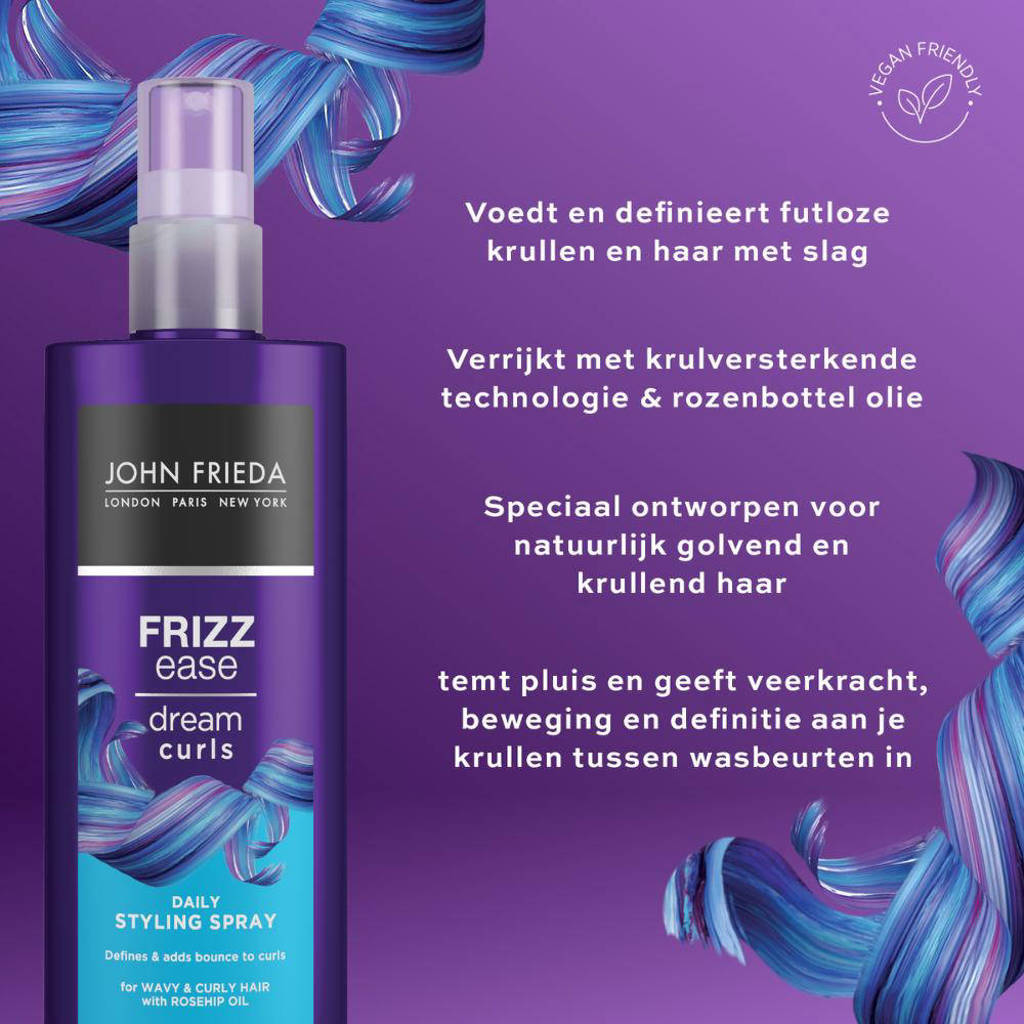 Spray voor mooie, natuurlijke krullen.Frizz Ease Dream Curls Daily styling spray - 200 ml