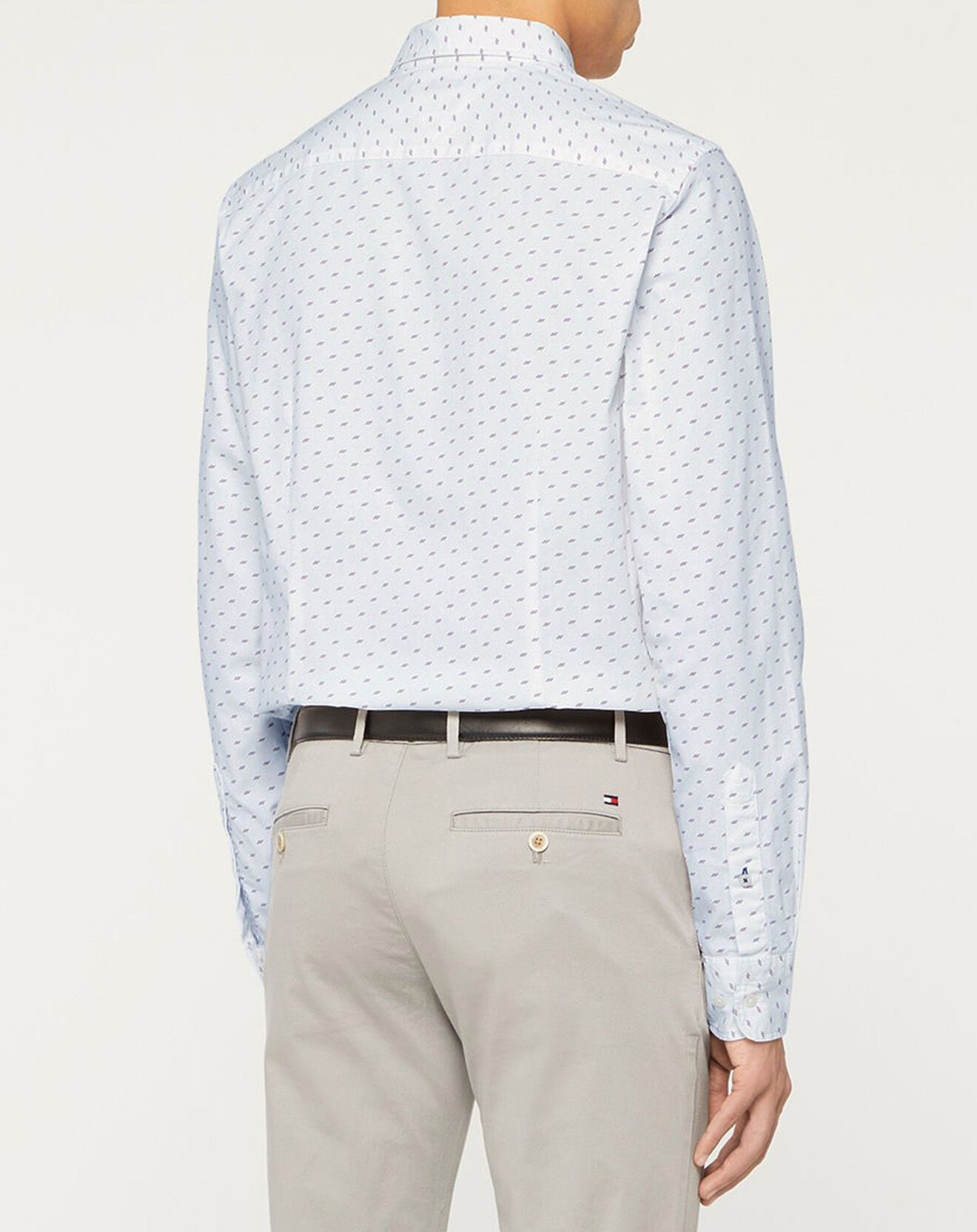 Tommy Hilfiger Chemise slim Mini imprimée blanche