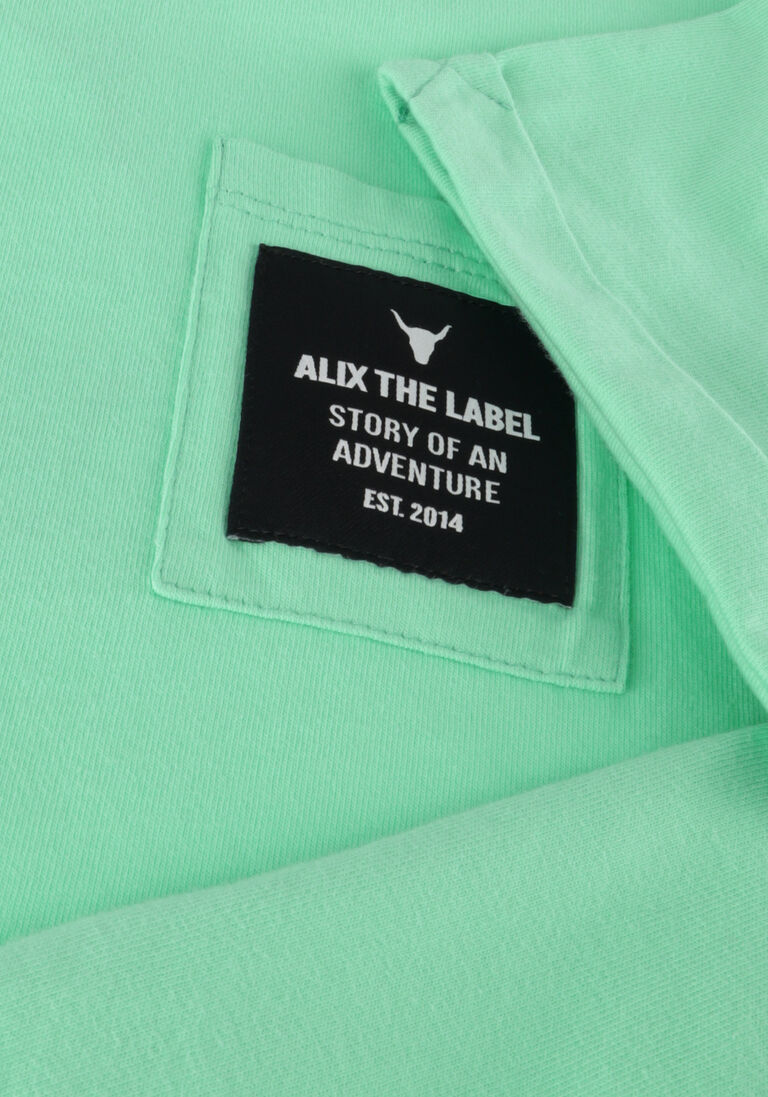 ALIX MINI mint alix mini t-shirt knitted t-shirt chest pocket