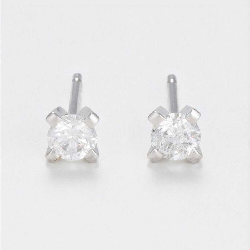 Boucles d'oreilles Or Blanc et Diamant