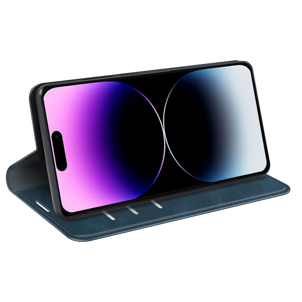 Hülle Handy Schutz für Apple iPhone 15 Pro Case Cover Klapp Tasche Wallet Etuis
