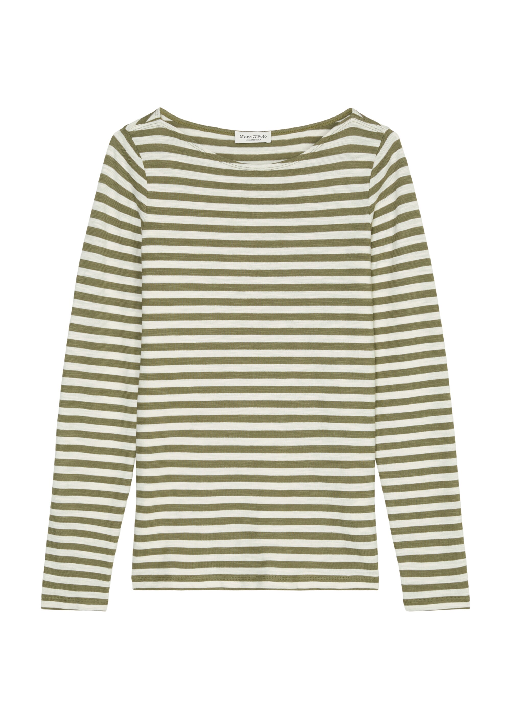 Ringel-Longsleeve regularaus Slubjersey
